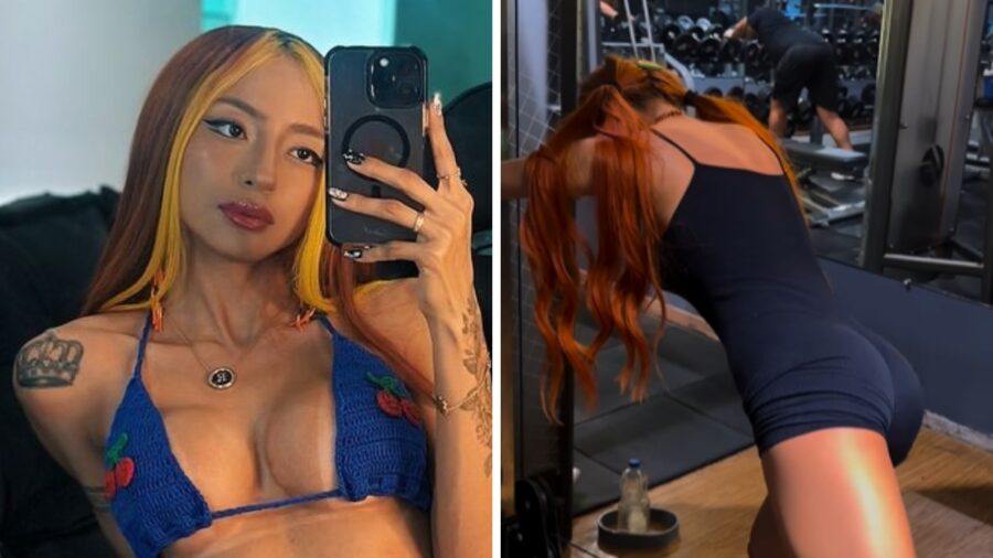 Ruivinha de Marte mostra antes e depois na academia - Foto: Reprodução/Instagram