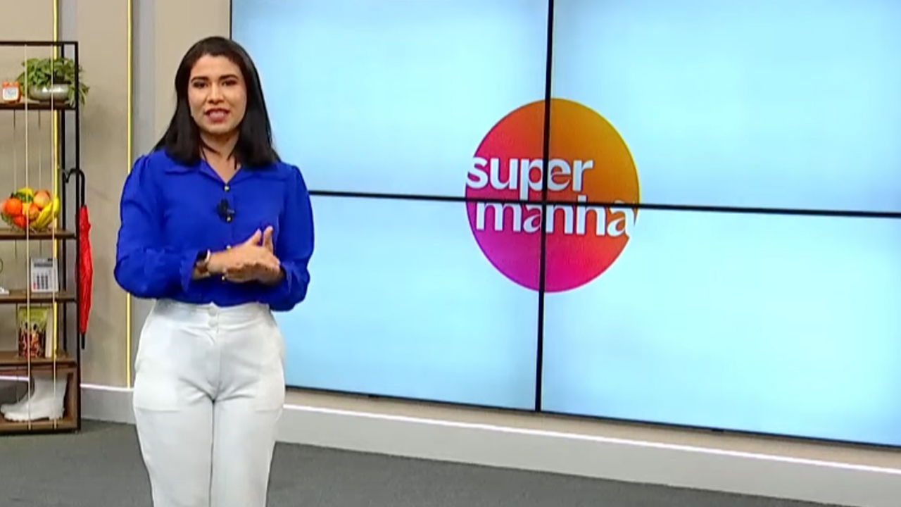 Apresentadora do Programa Super Manhã, Bárbara Mitoso. Foto: Reprodução/TV Norte Amazonas