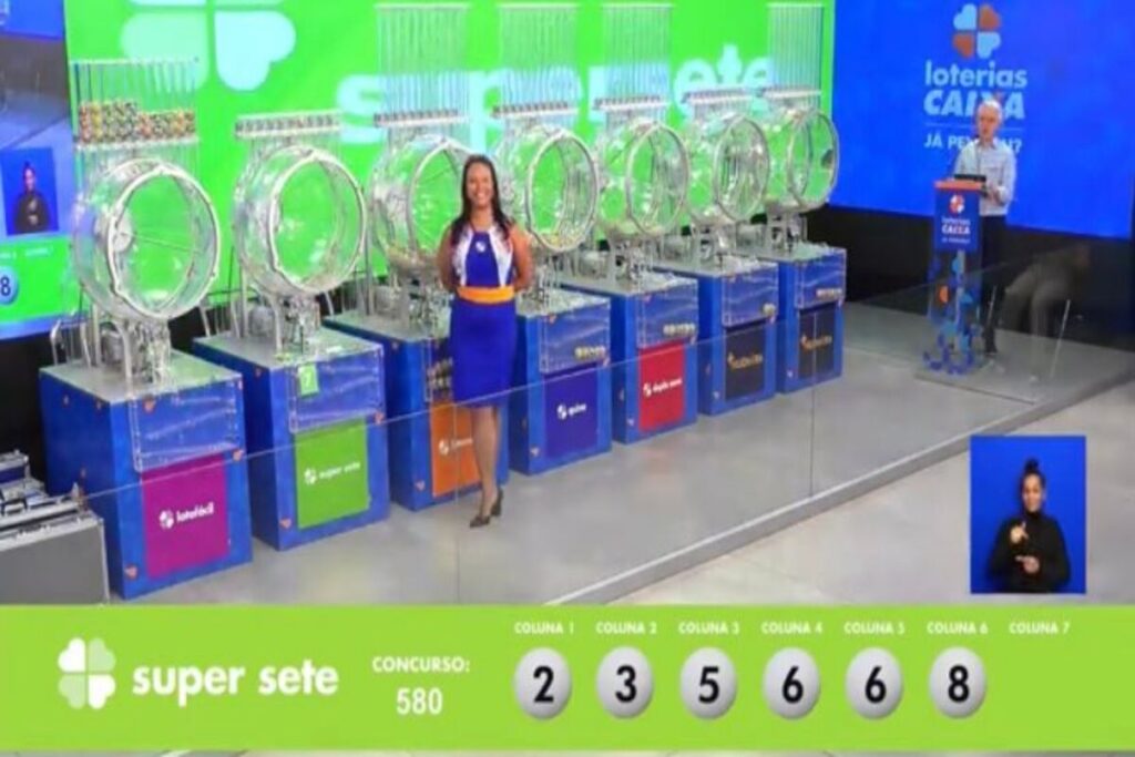 Super Sete de hoje, sexta-feira (09/08), concurso 581; prêmio chega a R$ 100 mil