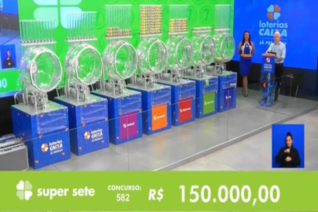 Super Sete de hoje, quarta-feira (14/08), concurso 583; prêmio chega a R$ 170 mil