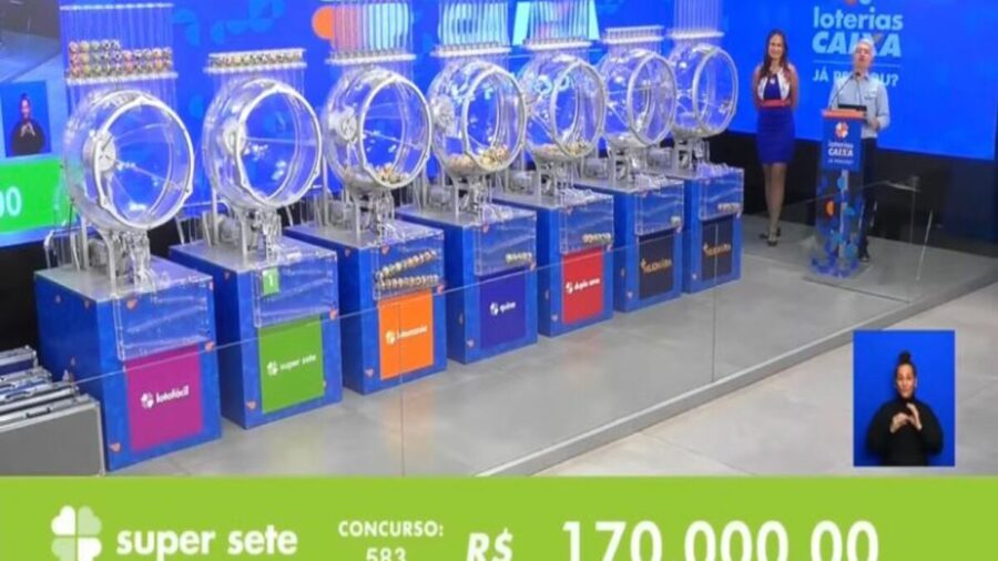 Super Sete de hoje, sexta-feira (16/08), concurso 584; prêmio chega a R$ 200 mil