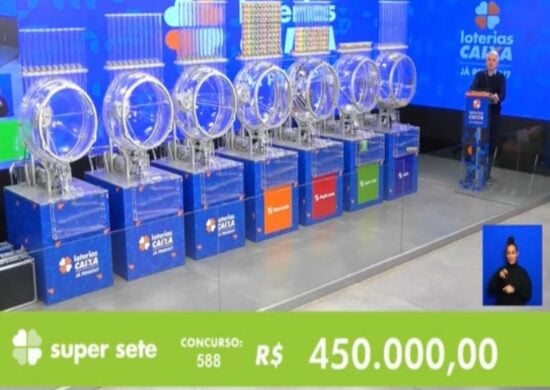 Super Sete 588: sem vencedor, prêmio aumenta para R$ 550 mil