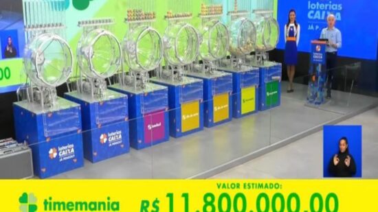 Timemania de hoje, terça-feira (06/08), concurso 2127; prêmio chega a R$ 12,5 milhões