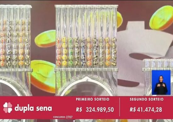 Resultado Dupla Sena de hoje (30/08): veja os números sorteados no concurso 2708