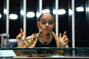 Senado Federal ouve a ministra Marina Silva sobre os incêndios no país