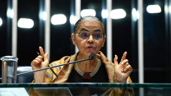 Senado Federal ouve a ministra Marina Silva sobre os incêndios no país