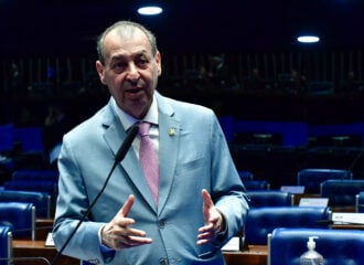 O senador amazonense Omar Aziz insiste na suspensão das bets. Foto: Waldemir Barreto/Agência Senado