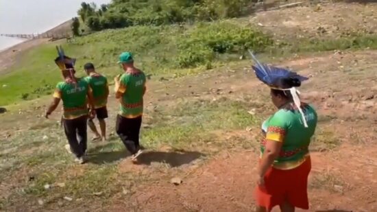 Seca no Amazonas tem devastado rios e prejudicado ribeirinhos - Foto: TV Norte