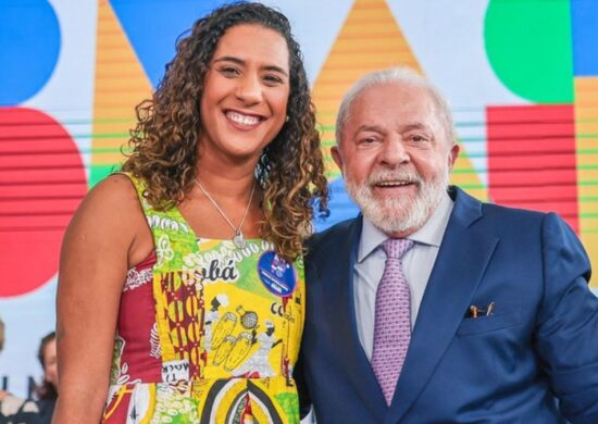 Luiz Inácio Lula da Silva e Anielle Franco - Foto: Ricardo Stuckert/PR