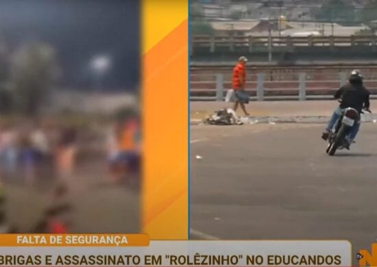 Motociclista é flagrado fazendo manobra arriscada - Foto: TV Norte/GNC