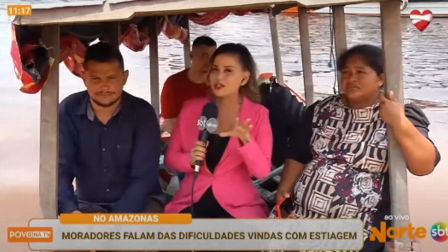 Seca no Amazonas atinge nível crítico - Foto: TV Norte