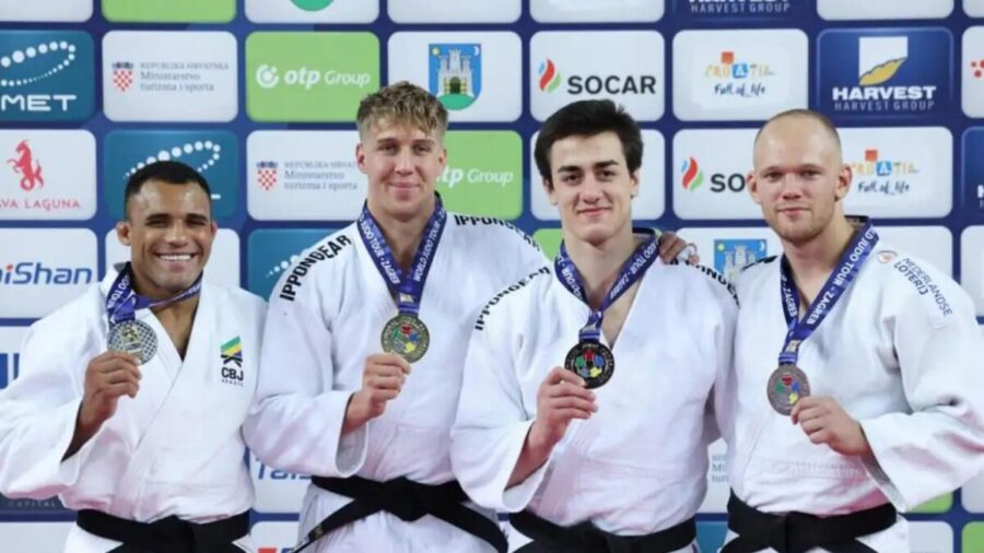 Judocas brasileiros conquistaram pódios no Grand Prix - Foto: Emanueli Di Feliciantonio/IJF/Agência Brasil