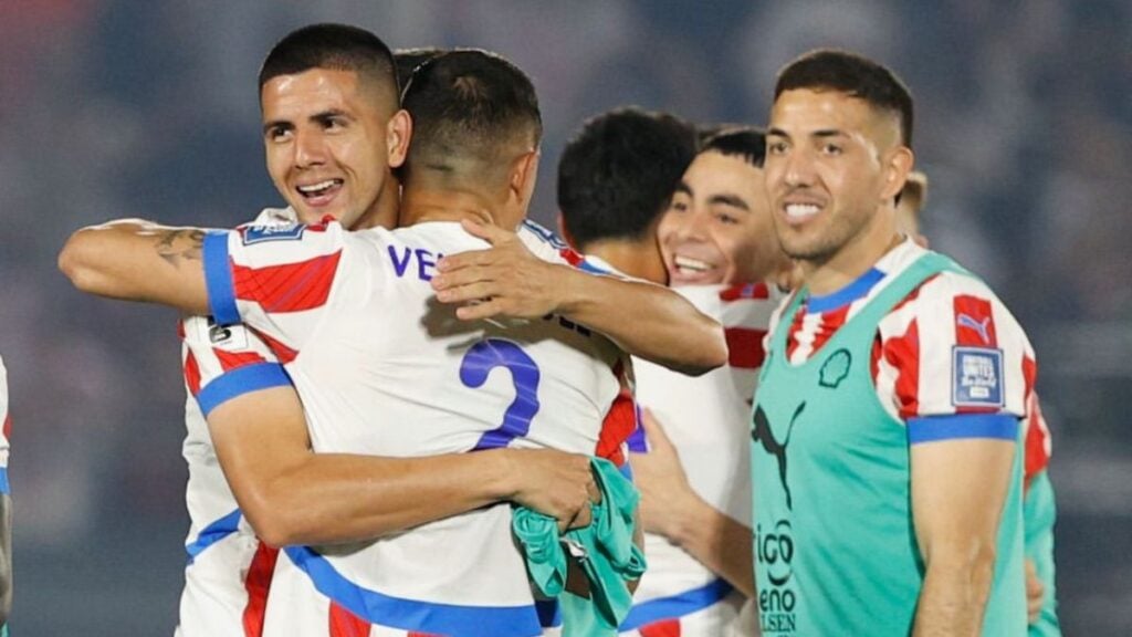 Paraguaios comemoram a vitória sobre o Brasil - Foto: Reprodução / Instagram @conmebol