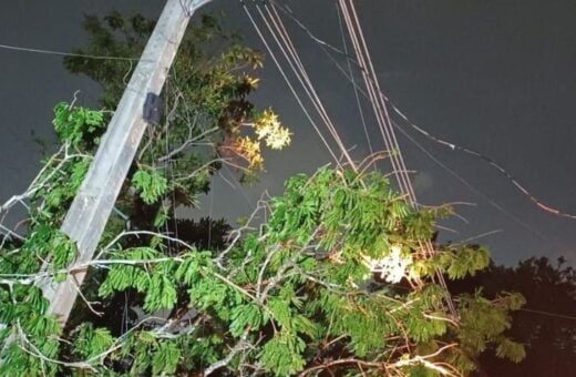 Forte chuva em Manaus causa interrupções no fornecimento de energia