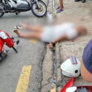 Idosa é atropelada por motociclista na Zona Oeste em Manaus