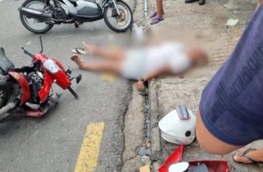 Idosa é atropelada por motociclista na Zona Oeste em Manaus