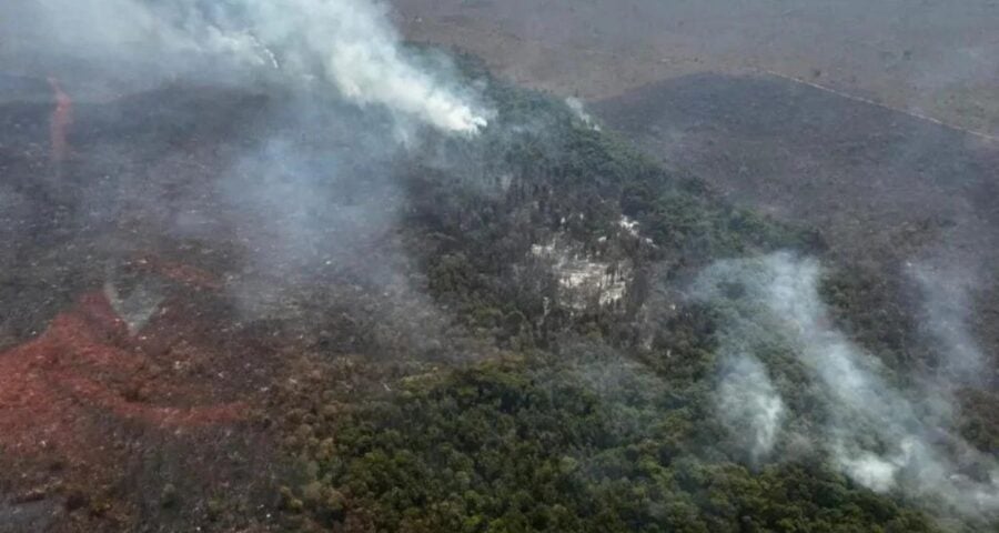 Impacto das queimadas na Amazônia Foto - ICMBIO/Divulgação