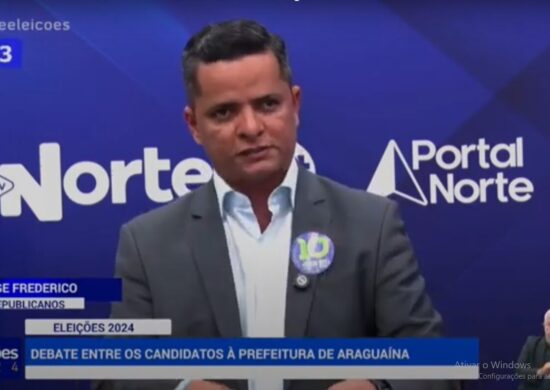 Segundo bloco de entrevista tem perguntas com temas sorteados - Foto: Geovanni Pereira/TV Norte Tocantins