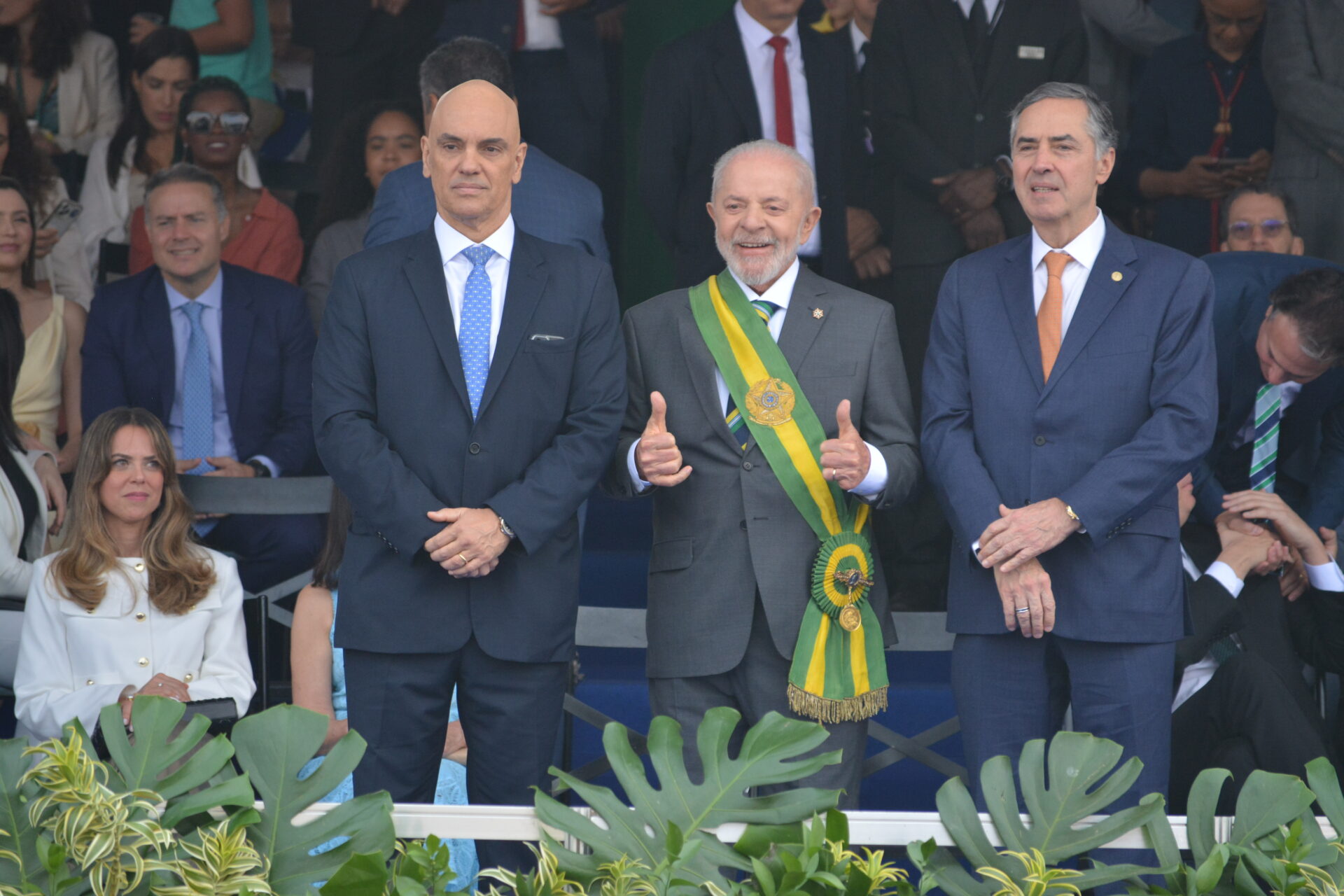 Diversas autoridades compareceram ao desfile de 7 de setembro na Esplanada dos Ministérios