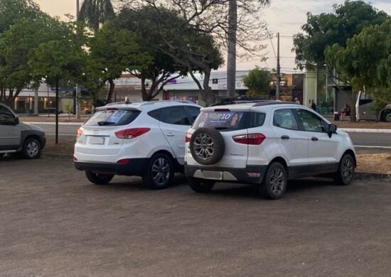 Propaganda eleitoral carros aplicativo