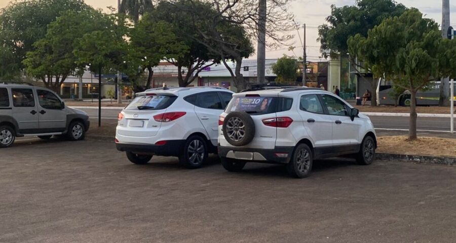 Propaganda eleitoral carros aplicativo