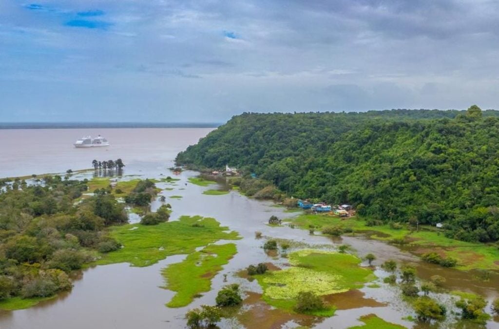 Rio Amazonas apresenta subida por três dias