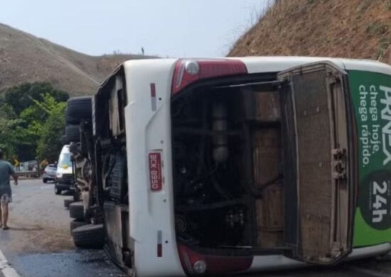 44 pessoas estavam no ônibus do acidente no Rio de Janeiro. Foto: Reprodução Internet