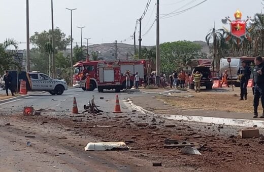 Acidente aconteceu na entrada de São Sebastião - Foto: CBMDF/Divulgação