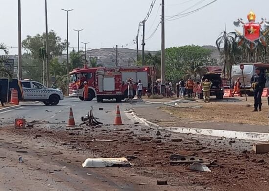 Acidente aconteceu na entrada de São Sebastião - Foto: CBMDF/Divulgação