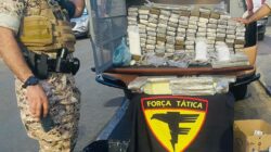 Polícia Militar apreendeu mais de 100 quilos de maconha - Foto: Divulgação/Ascom 8º BPM