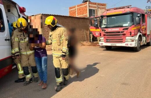 Bebê morre durante incêndio na Estrutural, no DF - Foto: CBMDF