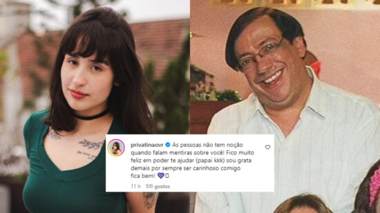 A jovem é conhecida como "Beiçola do Privacy" por conta do cabelo - Foto: Reprodução/Instagram