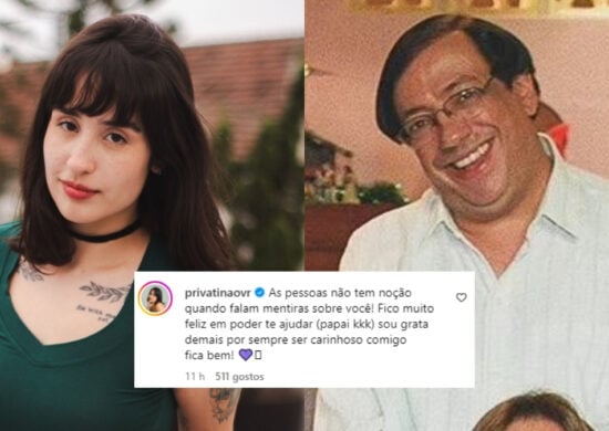 A jovem é conhecida como "Beiçola do Privacy" por conta do cabelo - Foto: Reprodução/Instagram