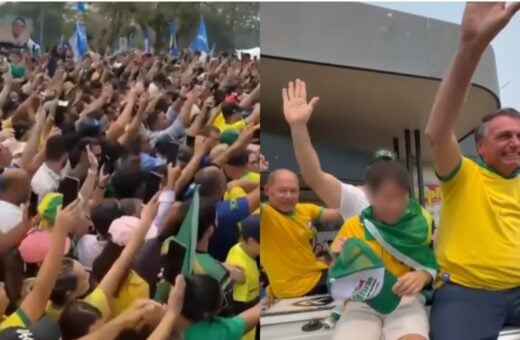 Bolsonaro chegou em Rondônia nesta quarta-feira (25). Foto: Reprodução Instagram