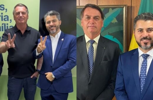 O presidente do PL no estado, Marcos Rogério, divulgou a agenda política de Bolsonaro nas redes sociais. Foto: Reprodução Instagram