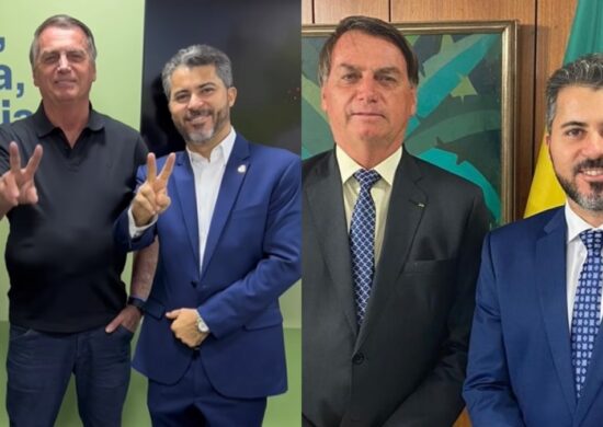 O presidente do PL no estado, Marcos Rogério, divulgou a agenda política de Bolsonaro nas redes sociais. Foto: Reprodução Instagram