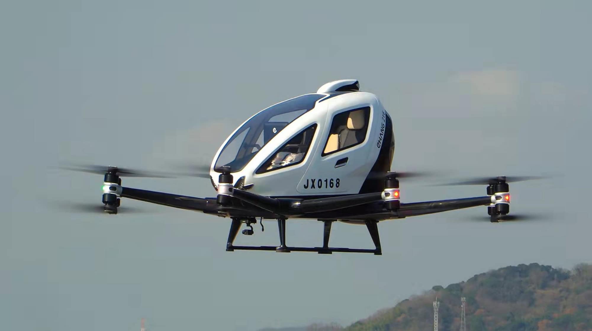 Modelo de carro voador pertence à chinesa GoHobby e teste aconteceu no interior de São Paulo. Foto: GoHobby/Divulgação