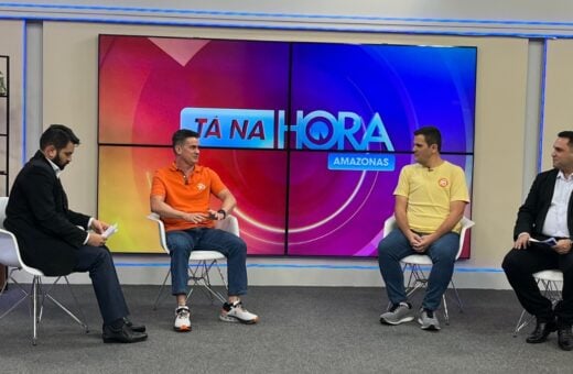 David critica propostas de Roberto Cidade no quadro "E essa dupla". Foto: TV Norte Amazonas