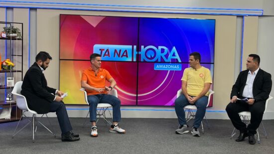 David critica propostas de Roberto Cidade no quadro "E essa dupla". Foto: TV Norte Amazonas