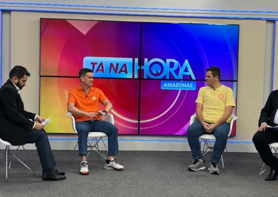 David critica propostas de Roberto Cidade no quadro "E essa dupla". Foto: TV Norte Amazonas