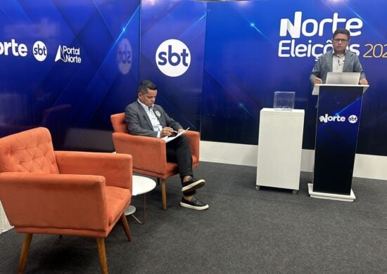 Candidato à Prefeitura de Araguaína responde perguntas sobre temas sorteados - Foto: Geovanni Pereira/TV Norte Tocantins