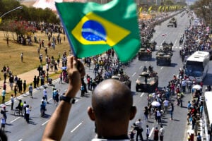 Desfile de 7 de setembro, na Esplanada dos Ministérios, em Brasília.