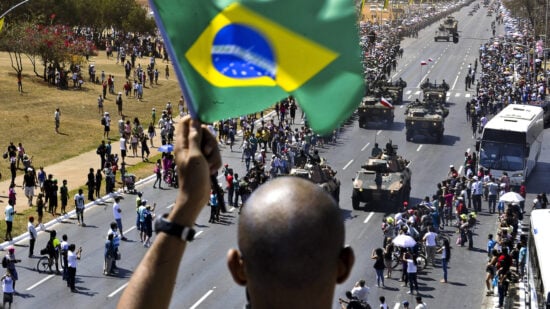 Desfile de 7 de setembro, na Esplanada dos Ministérios, em Brasília.