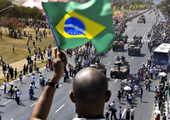 Desfile de 7 de setembro, na Esplanada dos Ministérios, em Brasília.