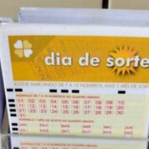 Volante de aposta da Dia de Sorte