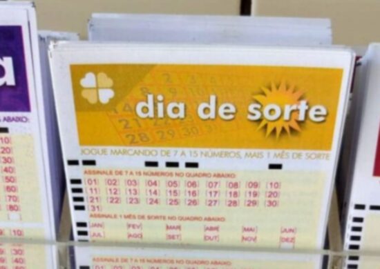 Volante de aposta da Dia de Sorte