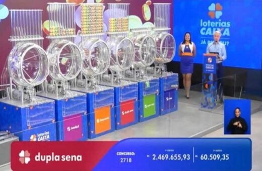 Dupla Sena 2718: sem vencedor, prêmio aumenta para R$ 2,8 milhões