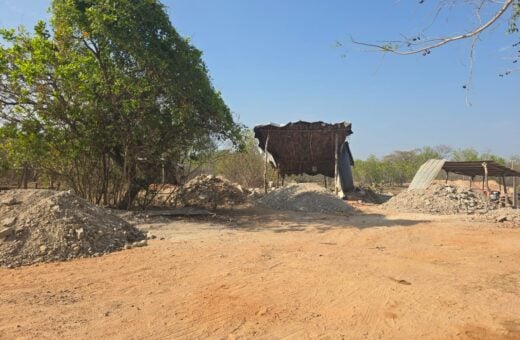 Minério estaria sendo extraído de forma ilegal na região sul do Tocantins - Foto: Comunicação/Polícia Federal