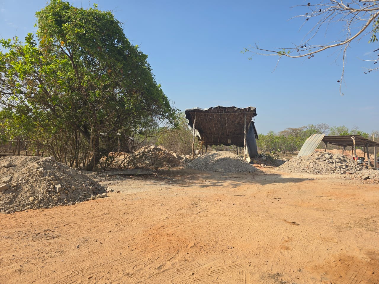 Minério estaria sendo extraído de forma ilegal na região sul do Tocantins - Foto: Comunicação/Polícia Federal