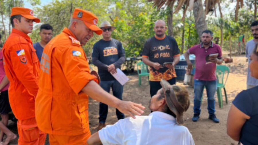 famílias afetadas por incêndios